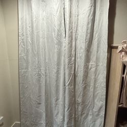 80” x 35” Cream Colored Blackout Curtains (x4)