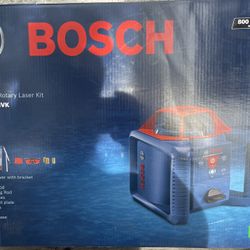  Bosch 800 ft. Rotary Laser Level Complete Kit Self Leveling with Hard Carrying Case