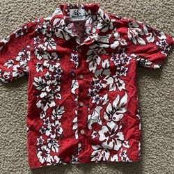 Boys Hawaiian Button Down