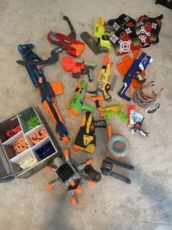 Nerf Bundle Or U-Pick W/ Vests Glasses And Ammo