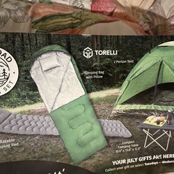 Camping Tent/Sleeping Bag/sleeping Pad/side Table