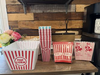 Plastic Popcorn Containers