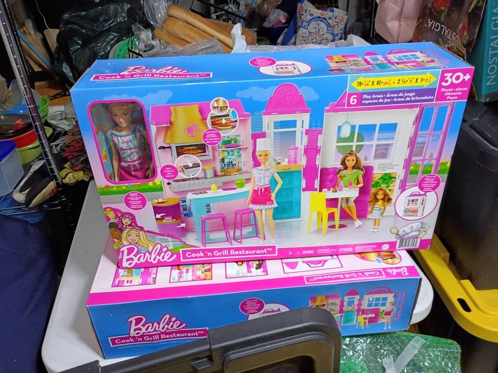 Mattel Barbie Cook And Grill Restaurant New Have Two Of Them $50 Each