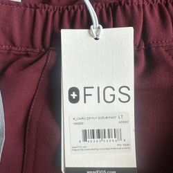 Women’s Large Tall Maroon Scrubs