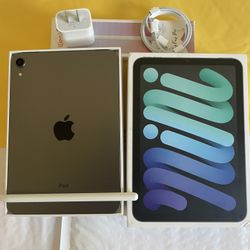 Apple ipad Mini 6th Generation (2021 model) 256GB With Box, keyboard, pencil & Accessories 
