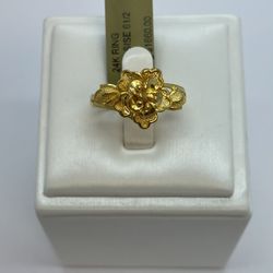 24K Gold Ring