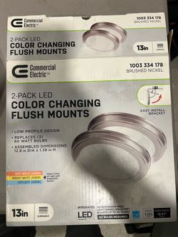 2 pack surface mount LED fixtures