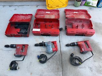 3 HILTI Hammer drill Rotary $130 each