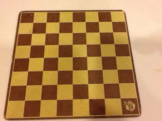 Vintage Checker/Chess Board by Lowe