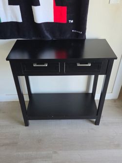 Black entry table