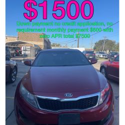 2012 Optima No Credit Application No Requirement