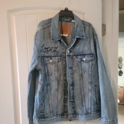Levi's Jacket Size L w/ Raiders Emblem
