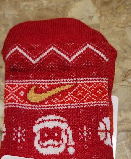 NIKE Christmas socks
