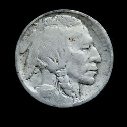 1913-D Buffalo Nickel, Type 1 (Mound Type), VF