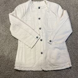 Vintage white denim suit