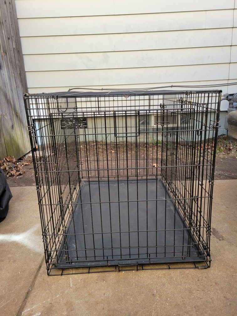 DOUBLE DOOR DOG CAGE