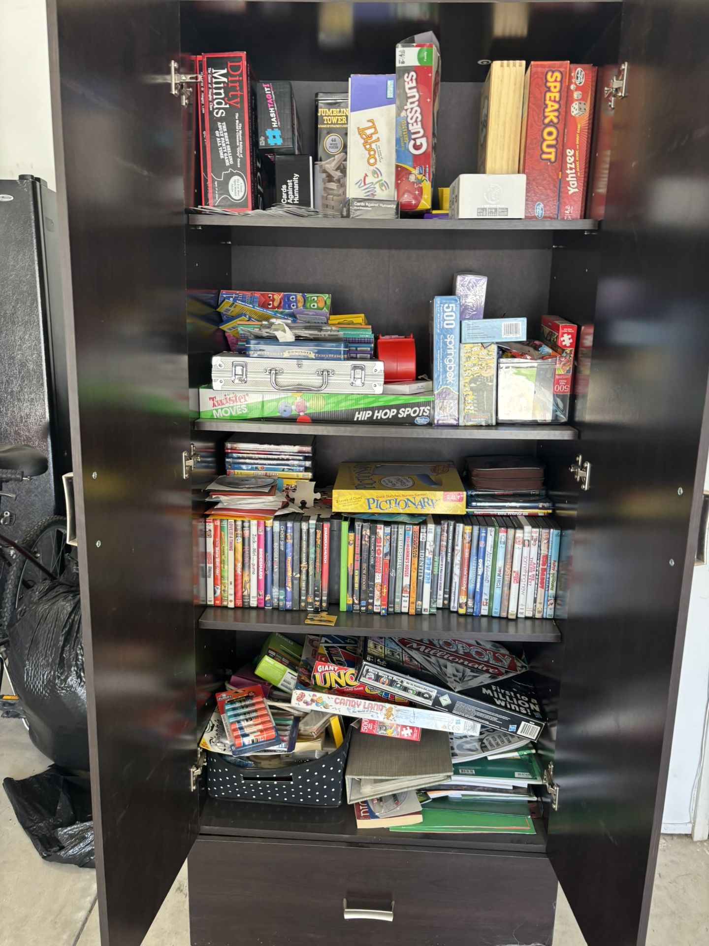 Storage With All The Games