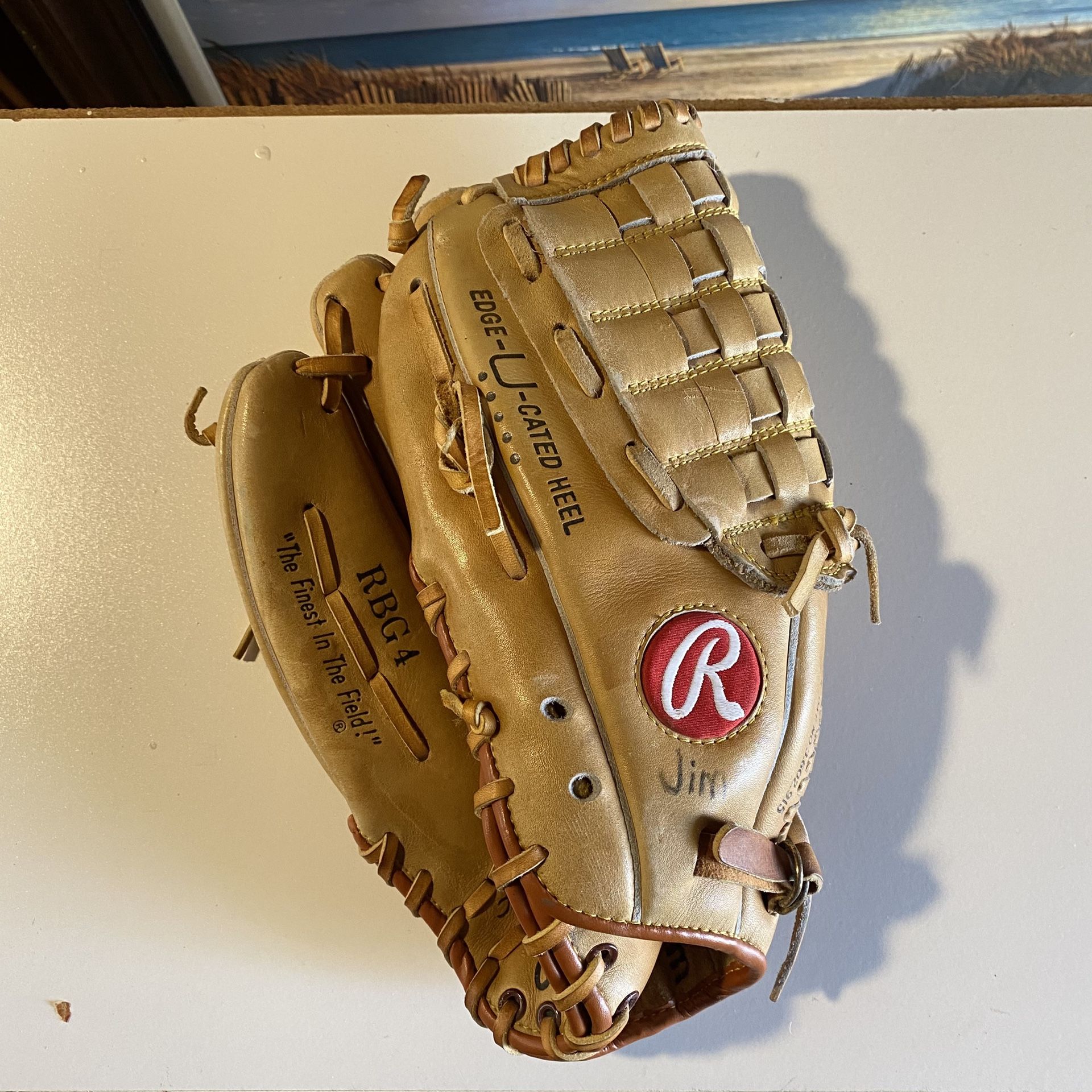 Rawlings Leather Baseball Glove