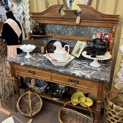 Antique Marble Wash Stand