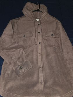 Brown hooded sweater