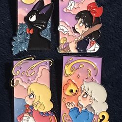 Ghibli Movie Character Pin Set