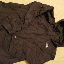 North Face Hyvent Black Windbreaker / Rain Jacket