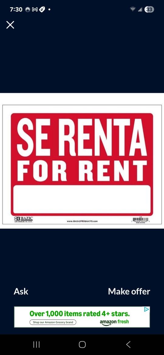 Se RENTA TRAILA DE UNA RECAMARA UN BAN̈O