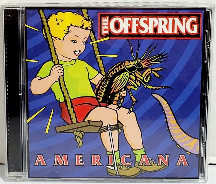 Vintage 1998 The Offspring- Americana (CD, 1998) 5th Studio Album Punk Rock Band. Disc Scratches. See Pics. The image displays the album cover for Ame