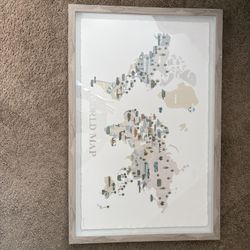 Framed World Map