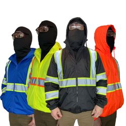Class 3 Water Resistant Safety Windbreaker Available In Small To 2xl