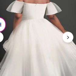 White Tulle Dress