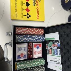 Brand New Poker Set With Book