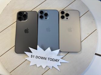 🔥   Unbeatable Prices! - iPhone 13 Pro Max 5G- Only $5 Down to Start!📱 Smartphone 