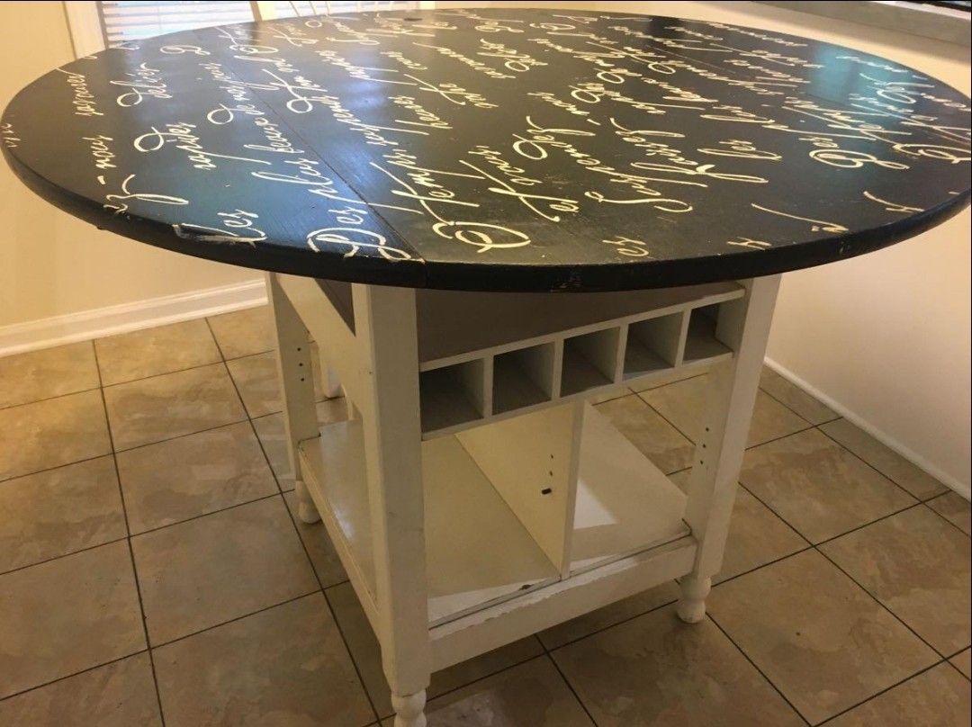 French BISTRO WINE CABINET/TALL TABLE WITH TWO HIGH CHAIRS AND FREE ADDITIONAL HIGH CHAIR