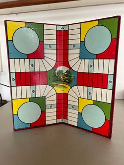 RARE Vintage Parcheesi India Home Edition BOARD ONLY;