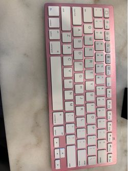 Pink Wireless Keyboard