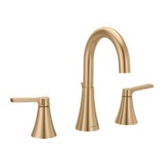 MOEN Jase TV64433BZG Bronzed Gold two-handle high arc bathroom faucet w/ Valve
