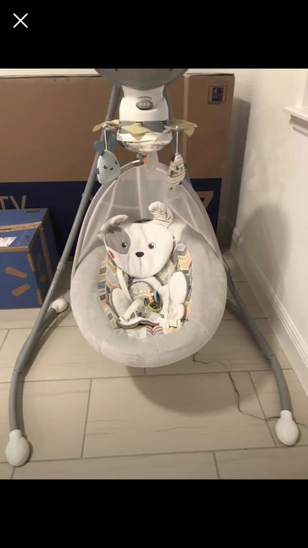 Fisher Price Sweet Snugapuppy Dreams Cradle N Swing For Sale In Orlando Fl Offerup