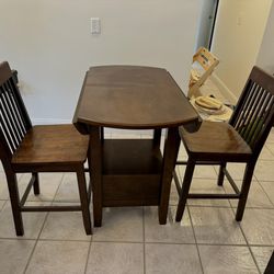 Foldable Mini Bar/Kitchen Table
