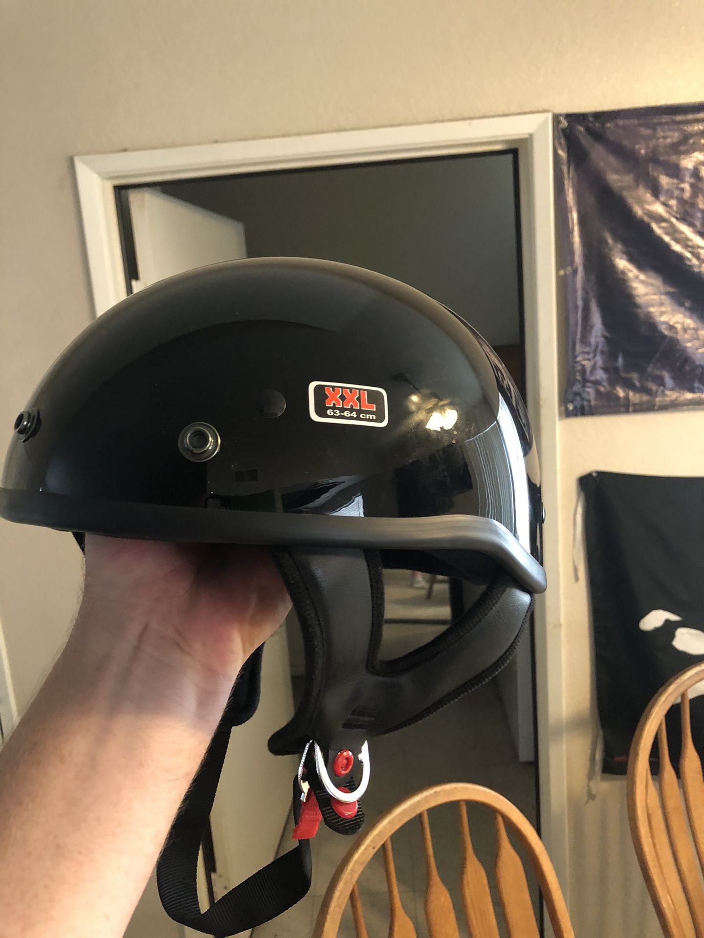 Outlaw XXL Biker Helmet