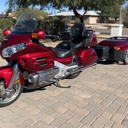 2004 Honda Goldwing GL1800 & Bushtec Trailer 