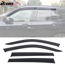 Fits 2018-2024 BMW G01 X3 Tape on Window Visors Vent Rain Sun Wind Guards Deflectors