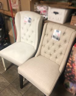 Dining chairs 2 styles
