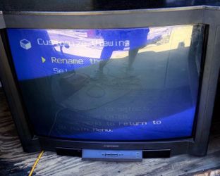1996 Mitsubishi CS-35405 35" CRT TV with Remote Manual Original Receipt