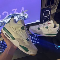 Air Jordan 4 Pine Green 