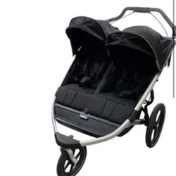 Thule Double Stroller Black Good Shape 