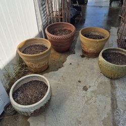  Flower Pots  Large  Sizes