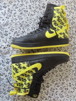 SF Air Force 1 'Dynamic Yellow' - Nike - AR1955 001 - black/dynamic yellow-dynamic  yellow