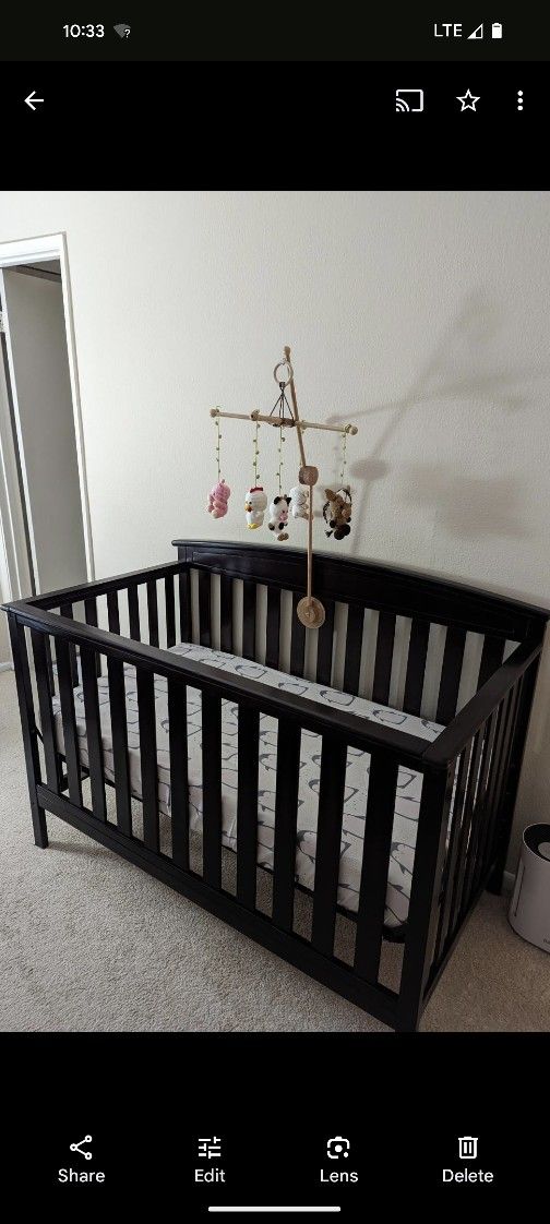 Crib For Baby With Mattress 2 Stage