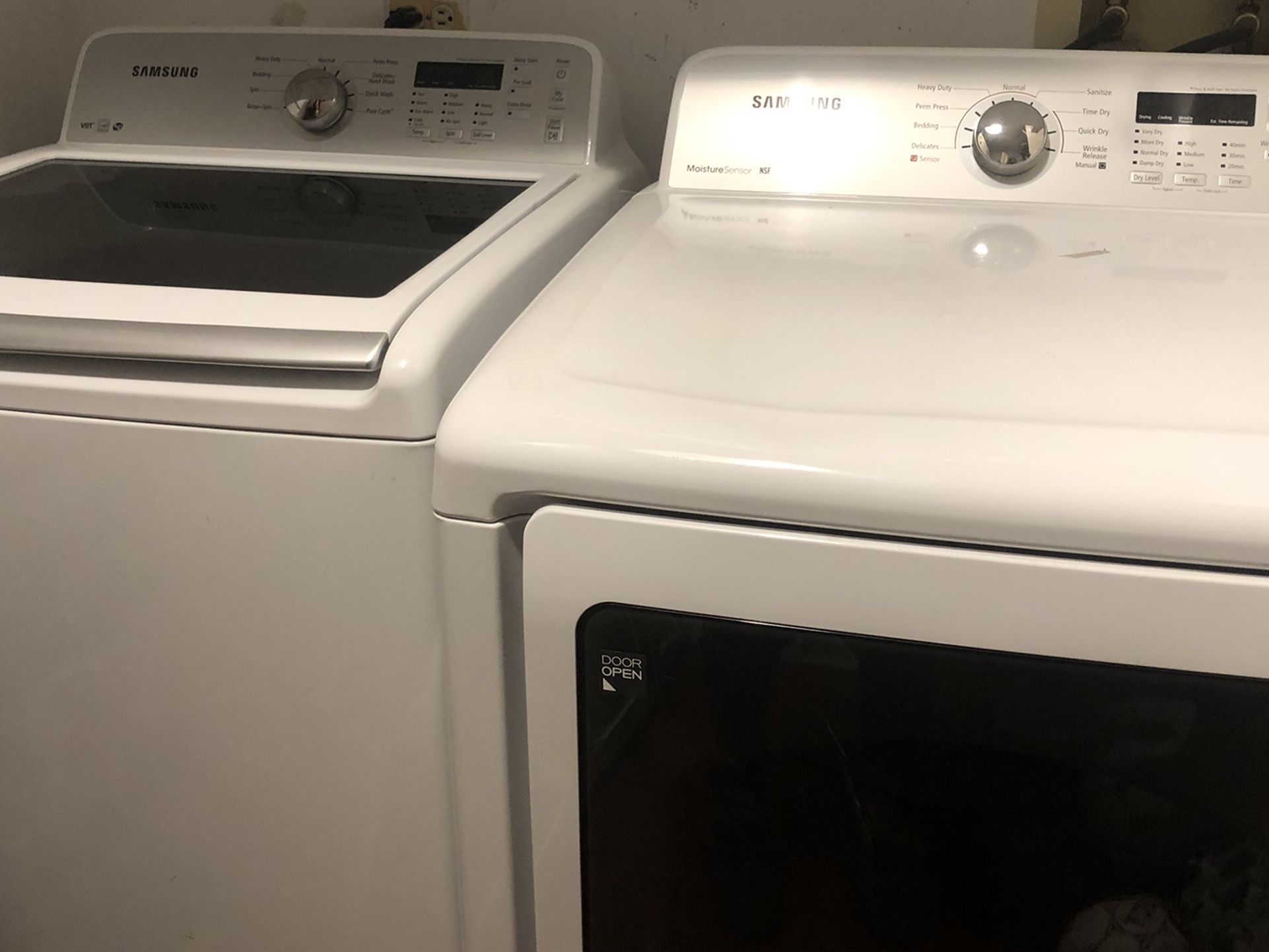 Samsung Washer and Gas Dryer